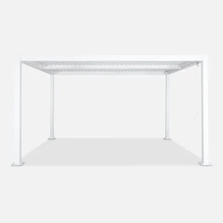 Pergola bioclimatique 4x3m Palace aluminium anthracite lames orientables