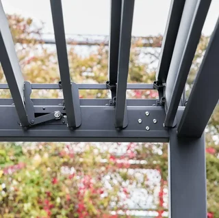 Pérgola bioclimática aluminio 4x3m lamas orientables Triomphe