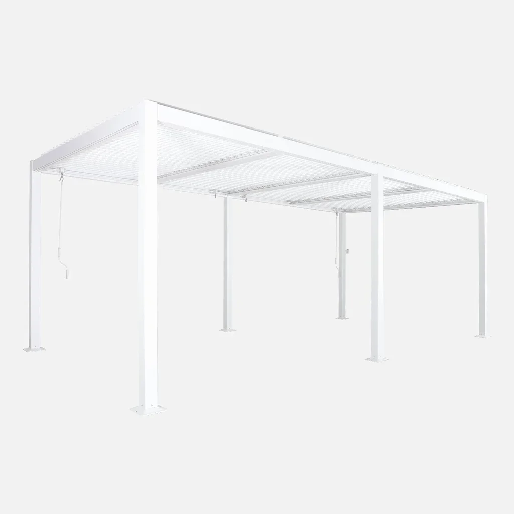 Pergola bioclimatique 6x3m Palace aluminium lames orientables jardin terrasse