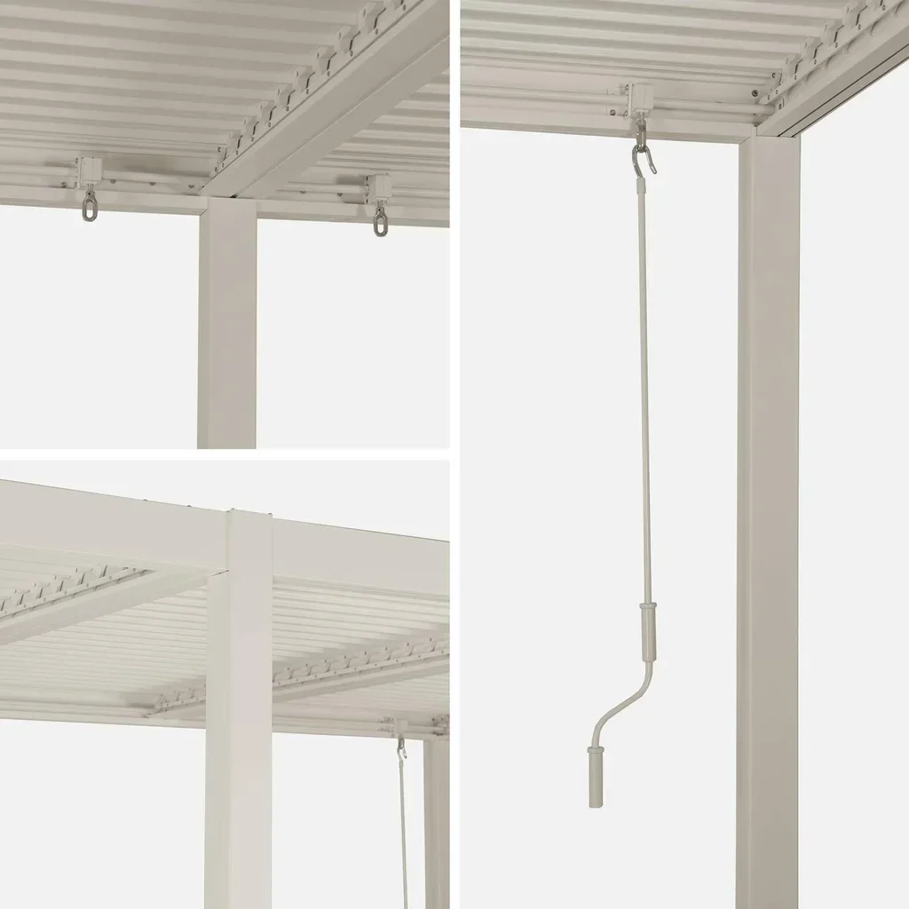 Pergola bioclimatique Palace 6x3m aluminium lames orientables jardin terrasse