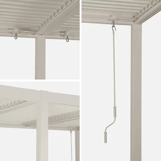 Pergola bioclimatique Palace 6x3m aluminium lames orientables jardin terrasse