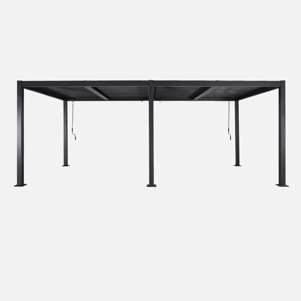 Pergola bioclimatique 6x3m Palace aluminium lames orientables jardin terrasse