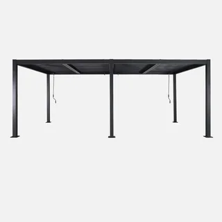 Pergola bioclimatique 6x3m Palace aluminium lames orientables jardin terrasse