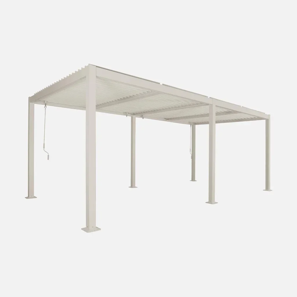 Pergola bioclimatique Palace 6x3m aluminium lames orientables jardin terrasse