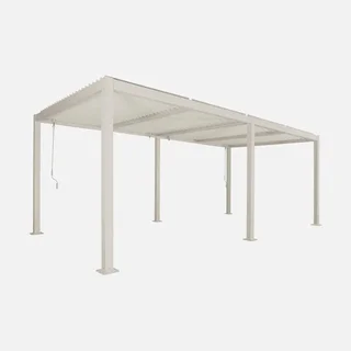 Pergola bioclimatique Palace 6x3m aluminium lames orientables jardin terrasse