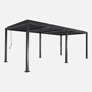 Pergola bioclimatique 6x3m Palace aluminium lames orientables jardin terrasse