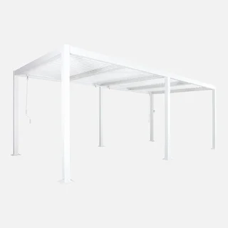 Pergola bioclimatique 6x3m Palace aluminium lames orientables jardin terrasse