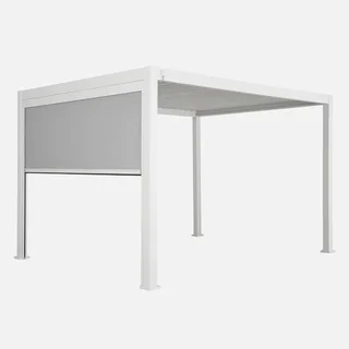Pérgola bioclimática aluminio 4x3m Triomphe con toldo vertical 3m - Terraza jardín