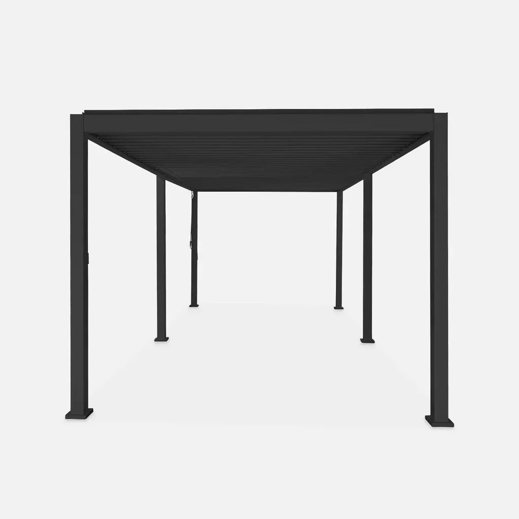 Pergola bioclimatique aluminium 6x3m Triomphe lames orientables jardin terrasse
