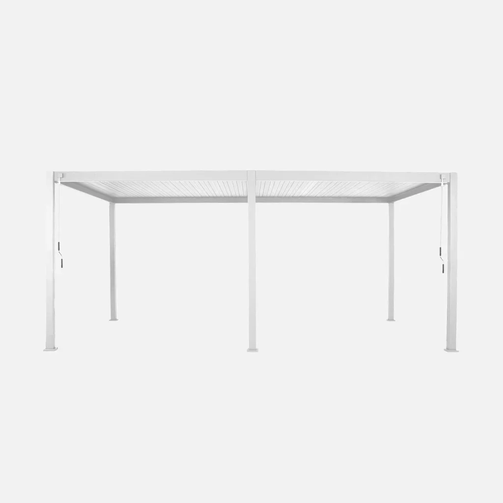 Pergola bioclimatique aluminium lames orientables 6x3m Triomphe jardin terrasse