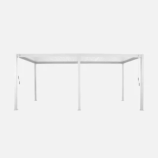 Pergola bioclimatique aluminium lames orientables 6x3m Triomphe jardin terrasse