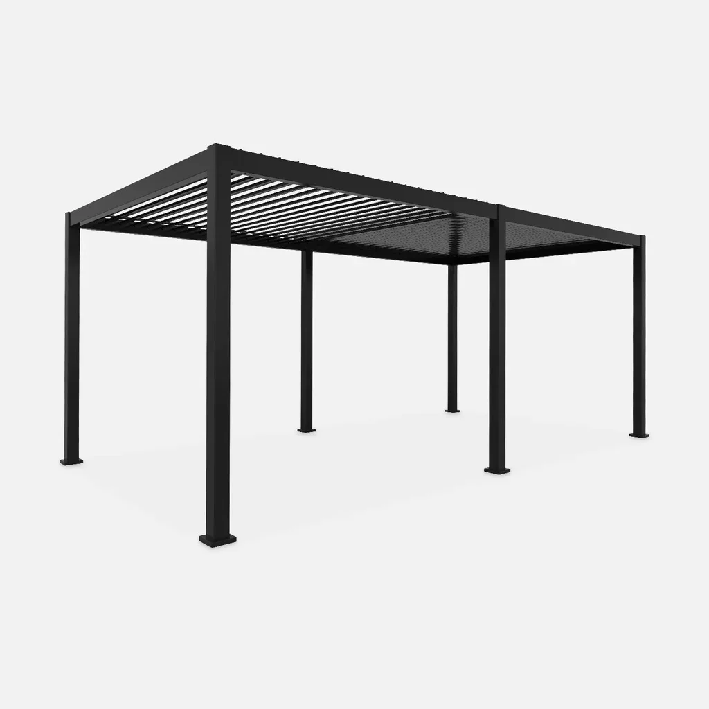 Pergola bioclimatique aluminium 6x3m Triomphe lames orientables jardin terrasse