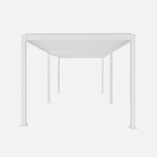 Pergola bioclimatique aluminium lames orientables 6x3m Triomphe jardin terrasse