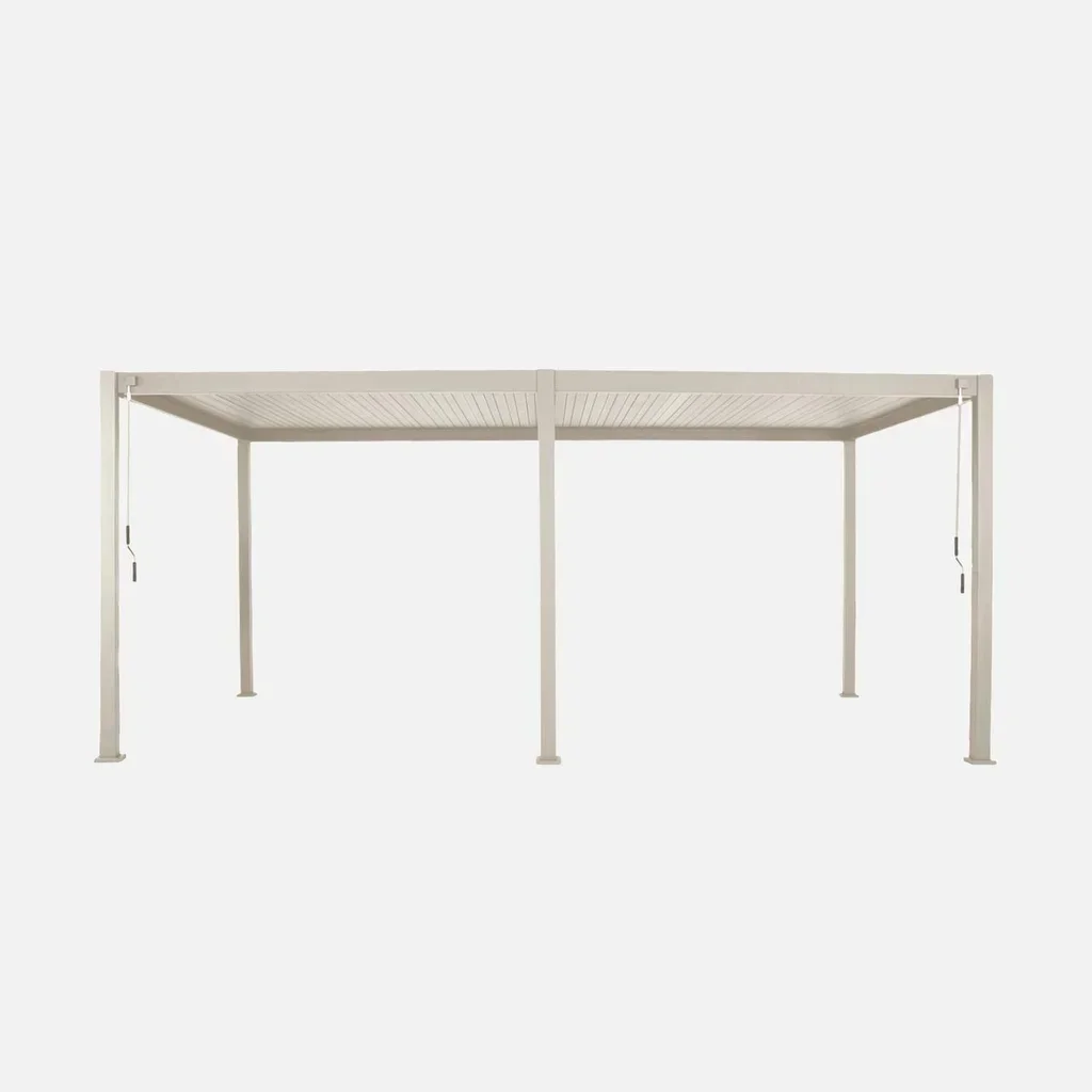 Pergola bioclimatique aluminium 6x3m lames orientables Triomphe jardin terrasse