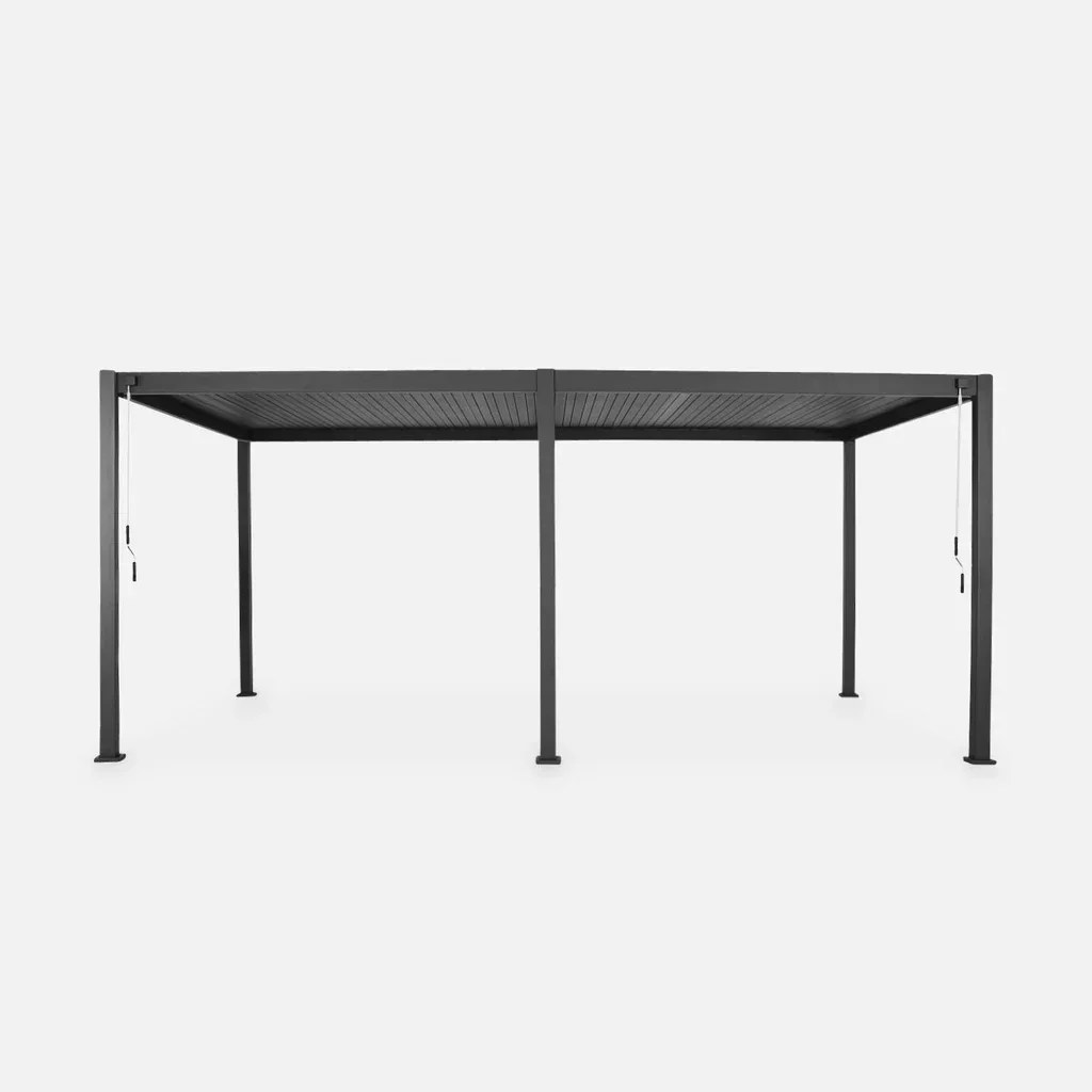 Pergola bioclimatique aluminium 6x3m Triomphe lames orientables jardin terrasse
