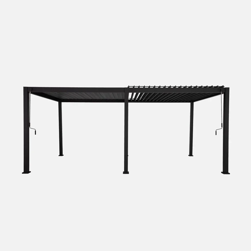 Pergola bioclimatique aluminium 6x3m Triomphe lames orientables jardin terrasse