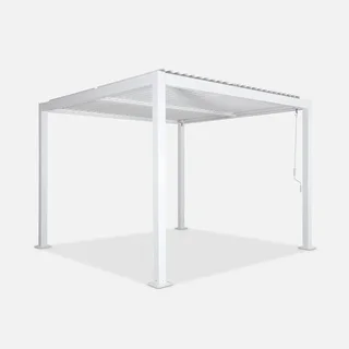 Pergola bioclimatique Palace 3x3m aluminium lames orientables jardin terrasse