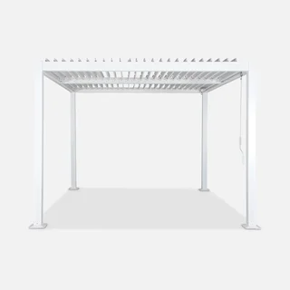 Pergola bioclimatique Palace 3x3m aluminium lames orientables jardin terrasse
