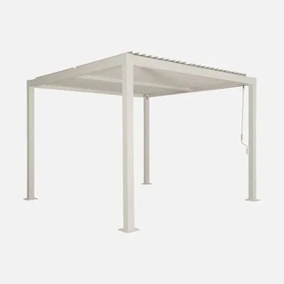 Pergola bioclimatique Palace 3x3m aluminium lames orientables jardin terrasse