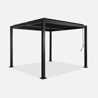 Pergola bioclimatique Palace 3x3m aluminium lames orientables jardin terrasse