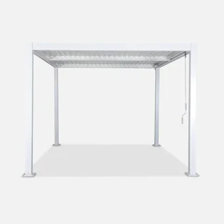 Pergola bioclimatique Palace 3x3m aluminium lames orientables jardin terrasse