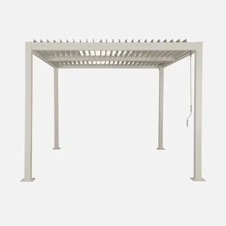 Pergola bioclimatique Palace 3x3m aluminium lames orientables jardin terrasse