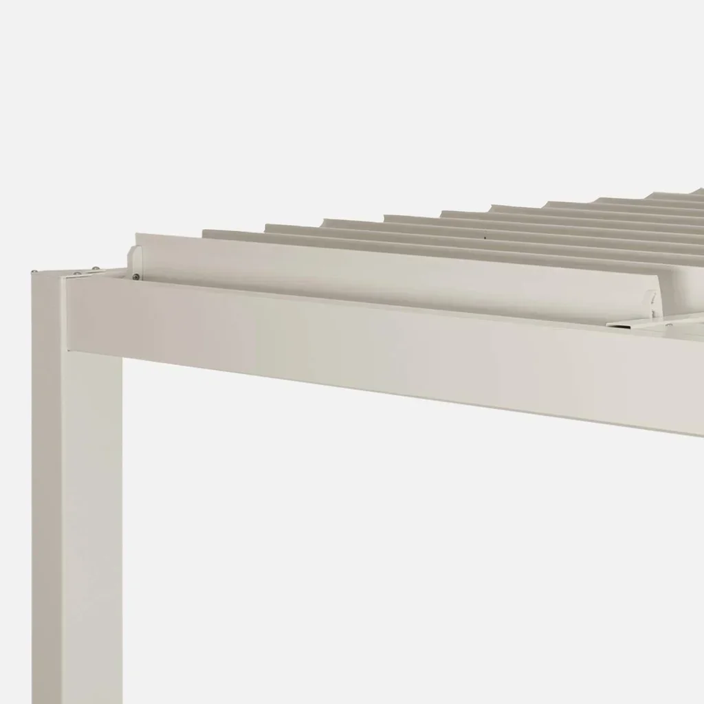 Pergola bioclimatique Palace 3x3m aluminium lames orientables jardin terrasse