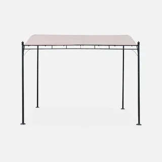Wandmontierte Stahlpergola 3x2,5m Brestum Terrassenanbau Pavillon