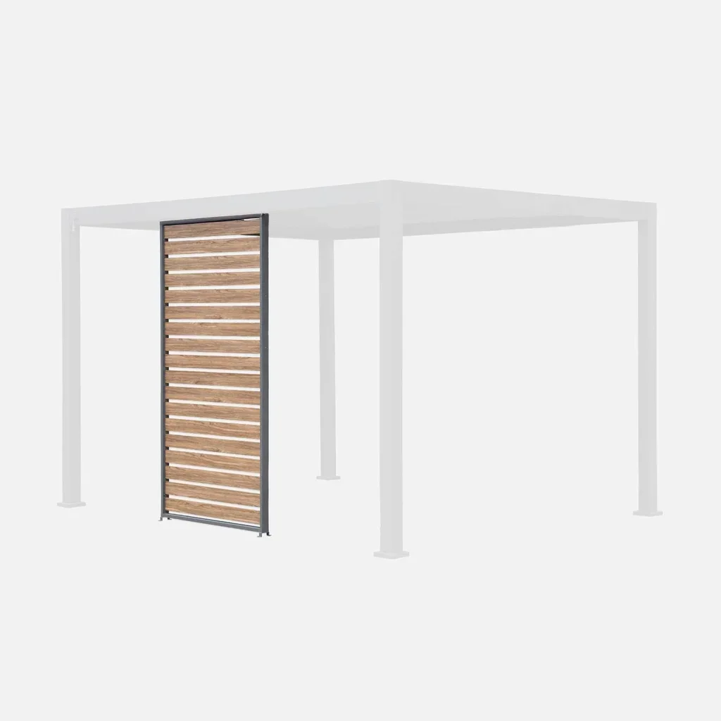 Claustra persienne aluminium 130 cm pergola bioclimatique Triomphe brise-vue