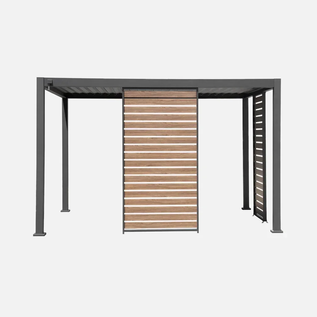 Claustra persienne aluminium 130 cm pergola bioclimatique Triomphe brise-vue