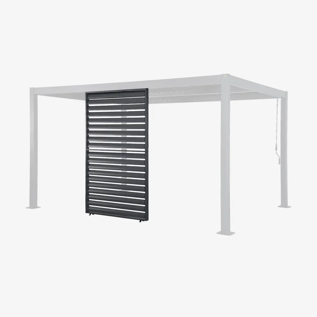 Aluminium louver 130 cm bioclimatic pergola Palace anthracite