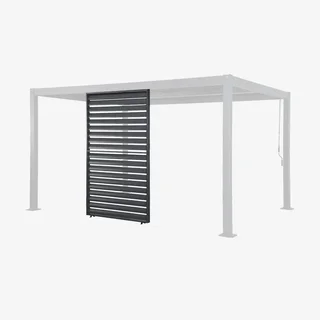 Lamella in alluminio 130 cm pergola bioclimatica Palace antracite