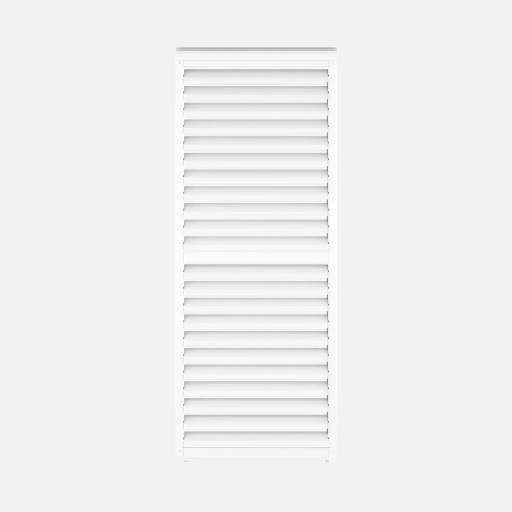 Persienne lames orientables 100cm pergola aluminium bioclimatique Triomphe