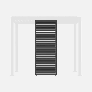 Persienne lames orientables 100cm pergola aluminium bioclimatique Triomphe 3x3 4x3 6x3m