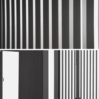 Persienne verticale 130cm pergola aluminium Triomphe 4x3m anthracite