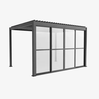 4m Sliding Door for Triomphe 4x3m Aluminium Bioclimatic Pergola