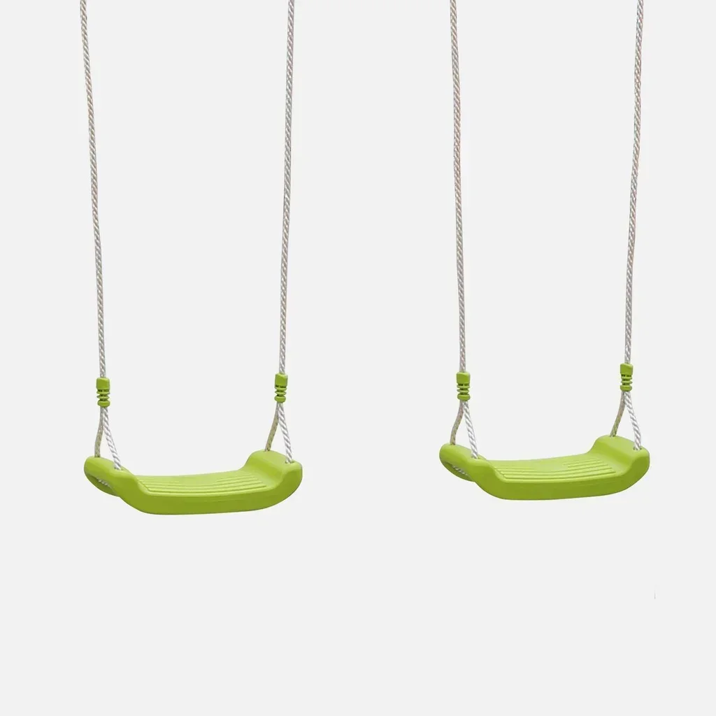 Portique balançoire bois 4 agrès 6 places enfants extérieur Meltemi