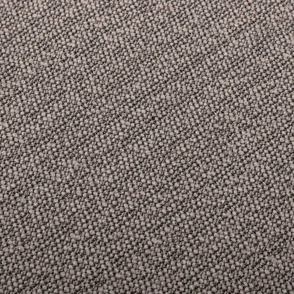 Pouf de rangement rond en tissu kaki foncé avec espace de rangement intérieur