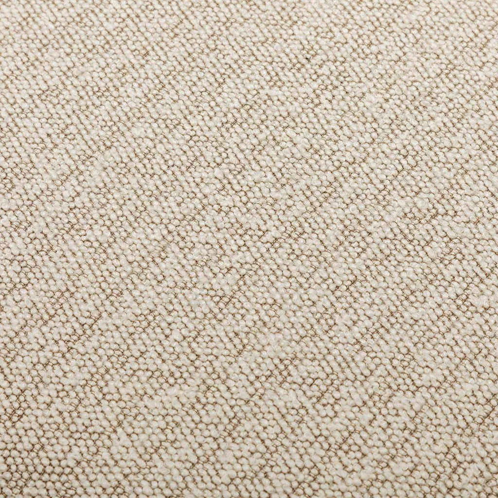 Pouf de rangement en tissu kaki foncé avec espace de rangement intégré