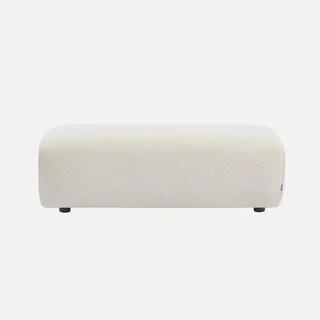 Puff Apoio para Pés Wallas Boucle para Sofá Canto 3 Lugares