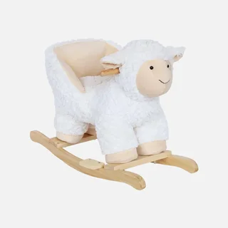 Rocking chair enfant mouton blanc douillet chambre bébé design scandinave