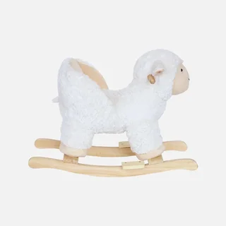 Rocking chair enfant mouton blanc douillet chambre bébé design scandinave