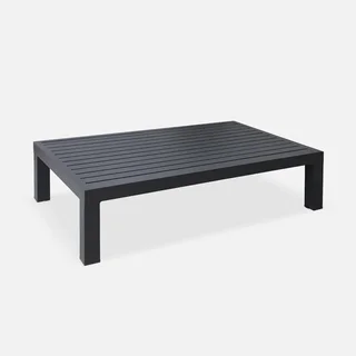 Set giardino alluminio 5 posti XXL Rieti - divano e poltrone confortevoli