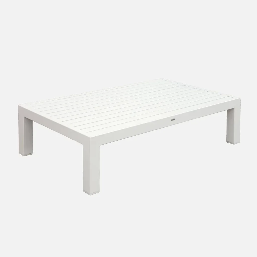 Set da giardino in alluminio XXL 5 posti Rieti con cuscini confortevoli