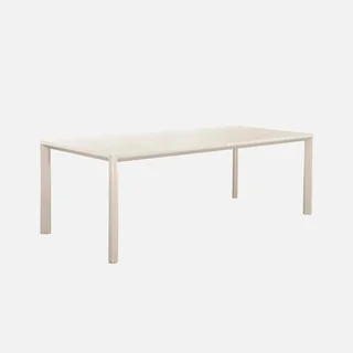 Salon de jardin aluminium 4 places : table, chaises et banc design