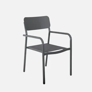Salon de jardin aluminium 4 places table chaises banc extérieur design