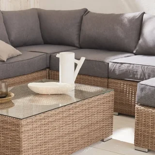 Set Giardino Rattan Intrecciato Rotondo 12-14 Posti Verona