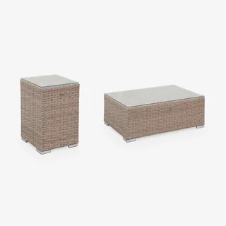 Set Giardino Rattan Intrecciato Rotondo 12-14 Posti Verona