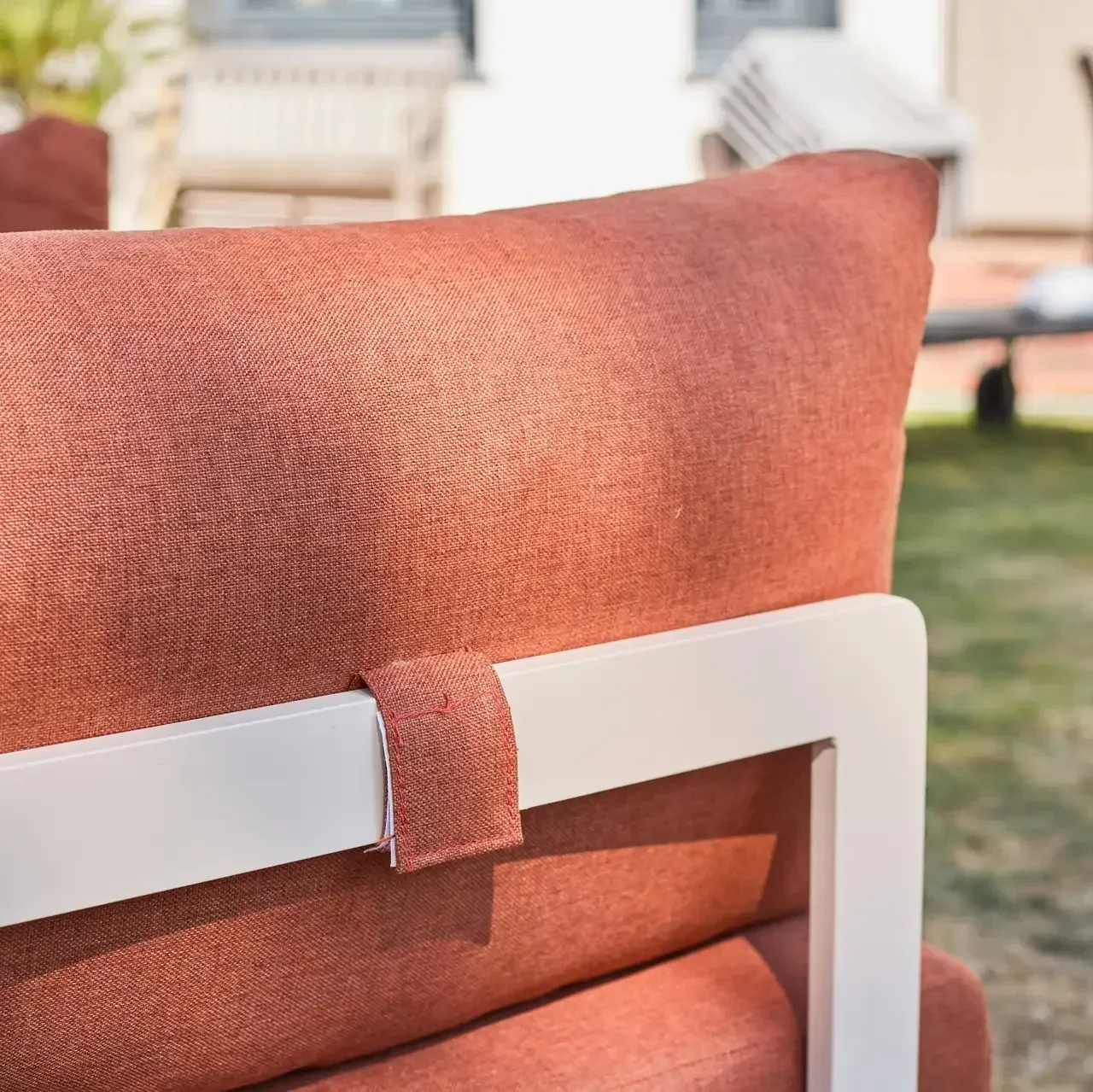 Salon de jardin 4 places aluminium modulable inclinable Clea