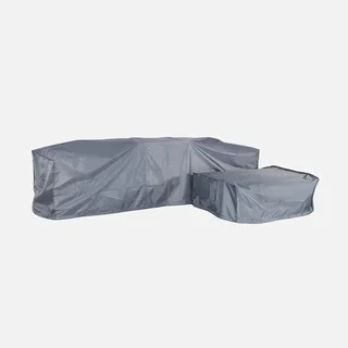 Conjunto de Jardim Modular em Alumínio 4 Lugares com Almofadas Removíveis